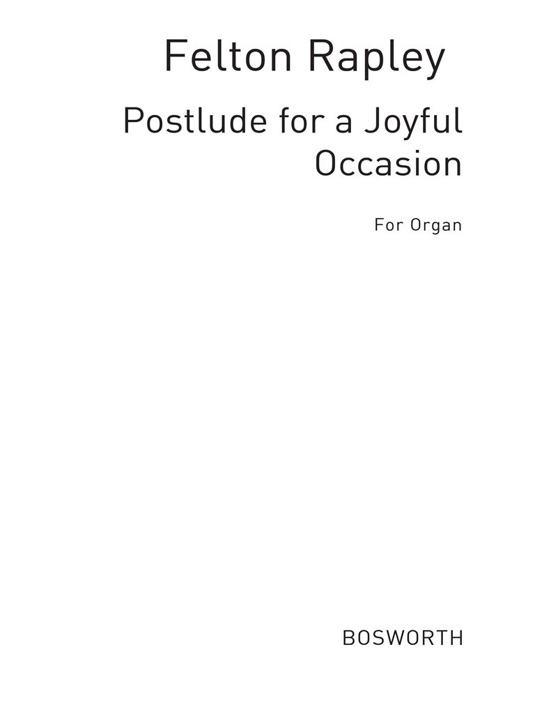 Postlude For A Joyful Occasion